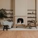 Lane Beige and Natural Rectangular Marble Top Coffee Table