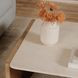Lane Beige and Natural Rectangular Marble Top Coffee Table