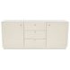 Nadine Cream 2 Door Marble Top Sideboard
