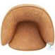Sienna Vintage Caramel Leather Swivel Club Chair
