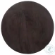 Genevieve Dark Brown And Gold Accent Table