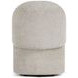 Tempo Beige Performance Fabric Barrel Arm Chair