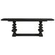 Atrium Black 108" Rectangular Dining Table