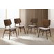 Oscar Dark Gray Upholstered Dining Chair Set of 4