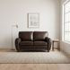 Rubin Dark Brown 62" Loveseat