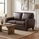 Rubin Dark Brown 62" Loveseat