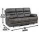 Rudger Gray 83" Manual Reclining Sofa