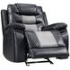 Nikko Black Reclining Living Room Set
