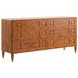 Boulevard Brown 6 Drawer Double Dresser