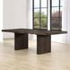 Evan Brown 96" Extendable Rectangular Dining Table