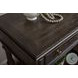 Hickory Creek Brown Velvet Bachelors Chest with Storage Drawer