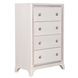 Cassie White 4 Drawer Chest