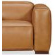 MS Rich Brown Caramel Leather Fresco Power Recliner with Power Headrest