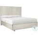 Alvarez Jicama and Shiny Nickel King Panel Bed