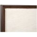 Llewellyn Columbian Walnut and Cream King Upholstered Panel Bed
