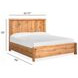 Highridge Honey Wheat Queen Panel Bed