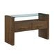 Garland Toffee Rectangular Glass Top Sofa Table