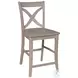 Cosmopolitan Gray Taupe Salerno Stool