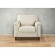 Wendover Vanilla Leather Upholstered Accent Chair