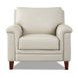 Wendover Vanilla Leather Upholstered Accent Chair