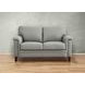 Wendover Silver Leather 62" Loveseat