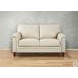 Wendover Vanilla Leather 62" Loveseat