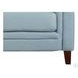 Wendover Spa Blue Leather 84" Sofa