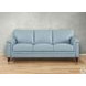 Wendover Spa Blue Leather 84" Sofa