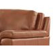 Ironvale Nutmeg Leather Upholstered Accent Chair