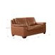 Ironvale Nutmeg Leather 62" Loveseat