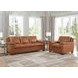 Ironvale Nutmeg Leather 84" Sofa