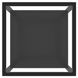 Glaze Onyx Square Glass Top Occassional Table Set