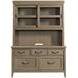 Urban Cottage Barlow Light Stain 56" Office Credenza and Hutch