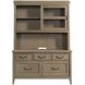 Urban Cottage Barlow Light Stain 56" Office Credenza and Hutch