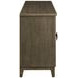 Emporium Crosley Medium Stain 66" Entertainment Console with 3 Doors