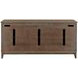 Emporium Crosley Medium Stain 66" Entertainment Console with 3 Doors