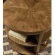 Mosaic Rich Golden Brown Round Mulholland Round End Table
