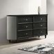 Skyline Onyx 6 Drawer Dresser