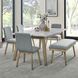 Vida Gray 49" Upholstered Dining Bench