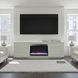 Stardust Sandstone 73" TV Stand with Fireplace
