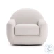 Tiago Cream Velvet Swivel Chair