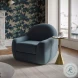 Tiago Dark Teal Velvet Swivel Chair