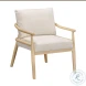 Dixie Cream Performance Corduroy Accent Chair