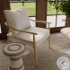 Dixie Cream Performance Corduroy Accent Chair