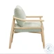 Dixie Mint Green Chenille Velvet Accent Chair