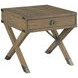 Crawford Light Stain End Table