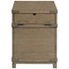 Crawford Trunk Light Stain Rectangular Chairside Table