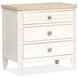 Echo Isles Sea Pearl and Driftwood 3 Drawer Nightstand with USB Charging