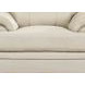Calizor Vanilla Leather Upholstered Lounge Chair