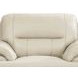 Calizor Vanilla Leather Upholstered Lounge Chair